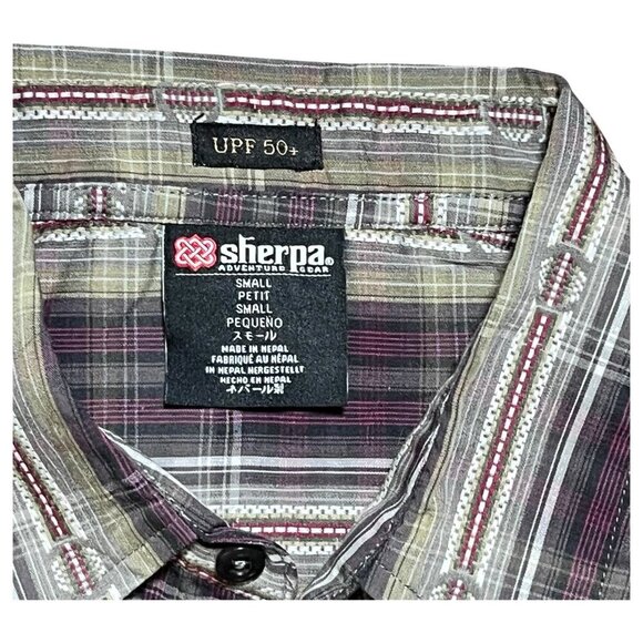 Sherpa Men's Seti Short Sleeve Shirt Monsoon UPF 50+ Size S - Picture 3 of 10